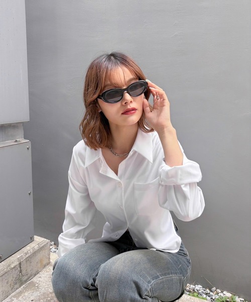 ENVYM（アンビー）の「キャットアイサングラス（サングラス・レディース・ブラック・FREE）」の9枚目の写真