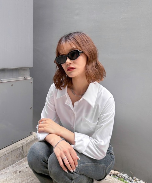 ENVYM（アンビー）の「キャットアイサングラス（サングラス・レディース・ブラック・FREE）」の10枚目の写真