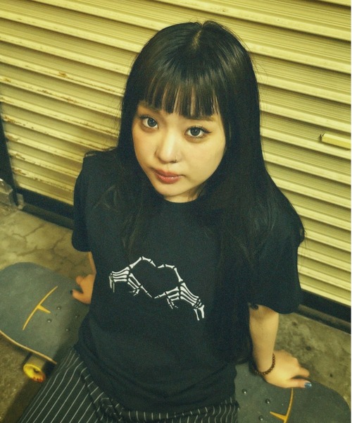 【ZOZOTOWN限定】Organic cotton Bone Heart T/オーガニックコットングラフィック 半袖Tシャツ/レディース/lhpkoh（Tシャツ/カットソー）｜L.H.P（エルエイチピー）