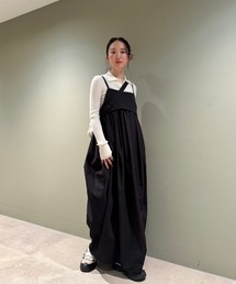 コクーンシルエットキャミワンピース