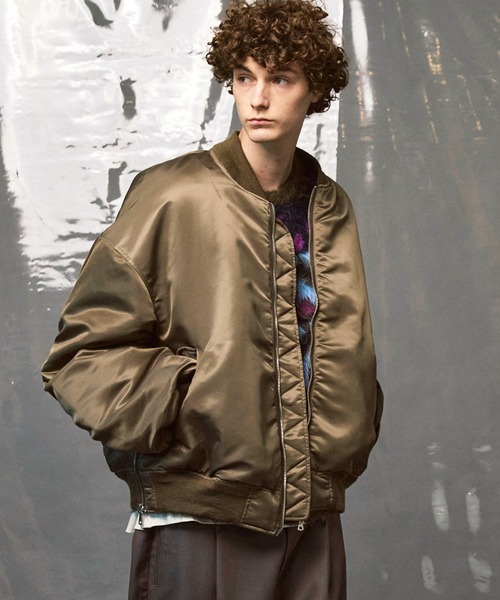 MAISON SPECIAL プライムオーバーナイロンMA-1ボンバージャケット MAISON SPECIAL（メゾンスペシャル）の「《UNISEX》Prime-Over