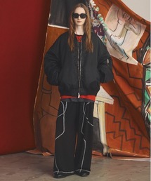 MAISON SPECIAL（メゾンスペシャル）の「《UNISEX》Prime-Over Nylon MA-1 Bomber Jacket プライムオーバーナイロンMA-1ボンバージャケット【MAISON SPECIAL メゾンスペシャル】（MA-1）」
