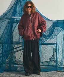 MAISON SPECIAL（メゾンスペシャル）の「《UNISEX》Prime-Over Nylon MA-1 Bomber Jacket プライムオーバーナイロンMA-1ボンバージャケット【MAISON SPECIAL メゾンスペシャル】（MA-1）」
