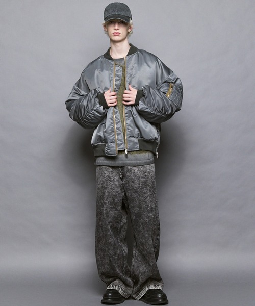 MAISON SPECIAL プライムオーバーMA-1 UNISEX》Prime-Over Nylon MA-1 Bomber Jacket/プライムオーバー