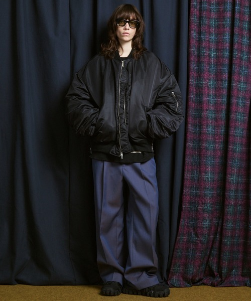 【MAISON SPECIAL】MA-1 ボンバージャケット UNISEX》Prime-Over Nylon MA-1 Bomber Jacket/プライムオーバー