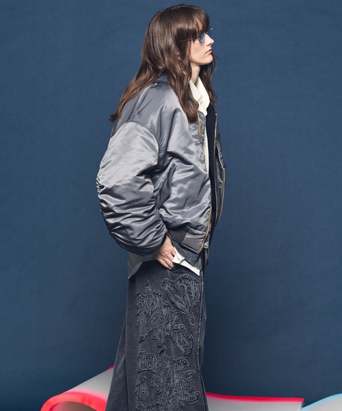 UNISEX》Prime-Over Nylon MA-1 Bomber Jacket/プライムオーバー