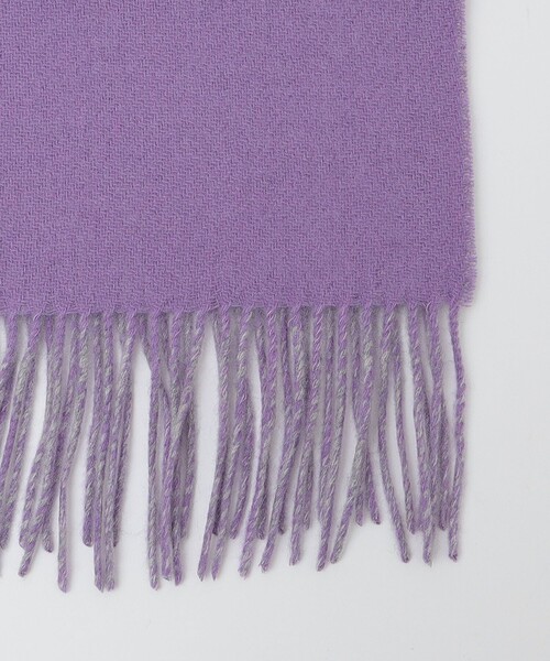 【セール】SHIPS: ソリッド カシミヤ ダブルフェイス マフラー（マフラー）｜SHIPS（シップス）