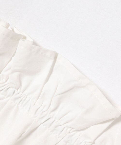 SHIPS Colors(シップス カラーズ)の「SHIPS Colors:〈手洗い可能〉フハクドッキング ロングスリーブ TEE(Tシャツ/カットソー・レディース・キャメル/ブラック/オフホワイト・ONE SIZE)」の11枚目の写真