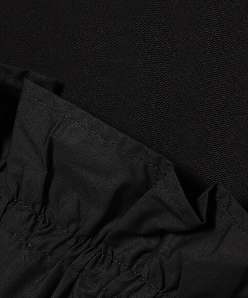 SHIPS Colors(シップス カラーズ)の「SHIPS Colors:〈手洗い可能〉フハクドッキング ロングスリーブ TEE(Tシャツ/カットソー・レディース・キャメル/ブラック/オフホワイト・ONE SIZE)」の12枚目の写真