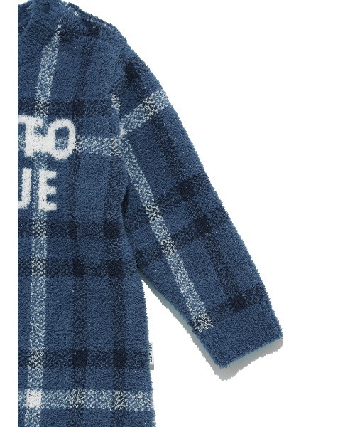 gelato pique（ジェラートピケ）の「【ONLINE限定】【BABY】チェック柄ロンパース（ルームウェア/パジャマ・キッズ・ネイビー/ピンク・80/70）」の10枚目の写真