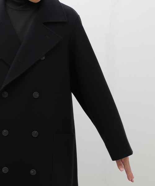 セール】ATON(エイトン) SUPER 160S DOUBLE SAXONY DOUBLE BREASTED