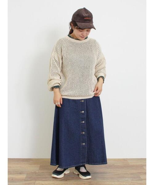 セール】透かし柄前後2WAYニット（ニット/セーター）｜Samansa Mos2