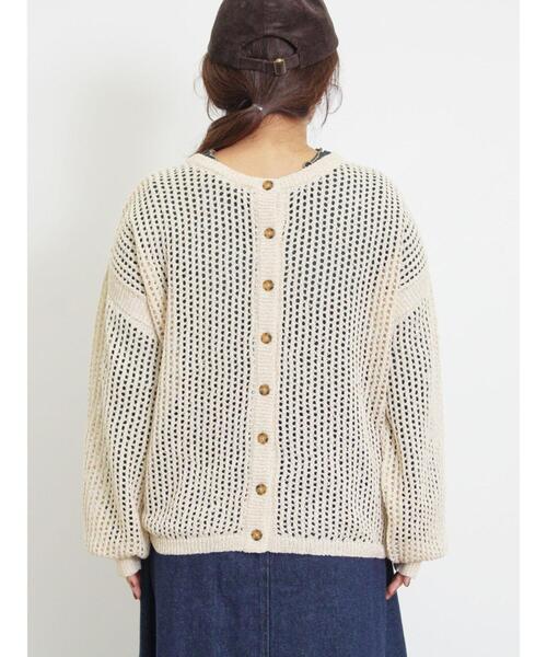 セール】透かし柄前後2WAYニット（ニット/セーター）｜Samansa Mos2