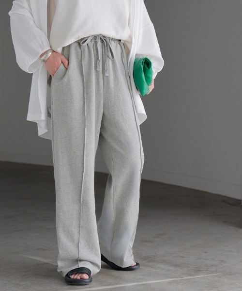 センターラインワイドパンツ（その他パンツ）｜HUG.U（ハグユー）の