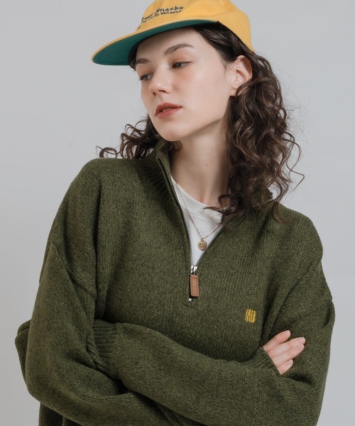 MUHET（ミュエータ）の「ハーフジップメランジニット（ニット/セーター