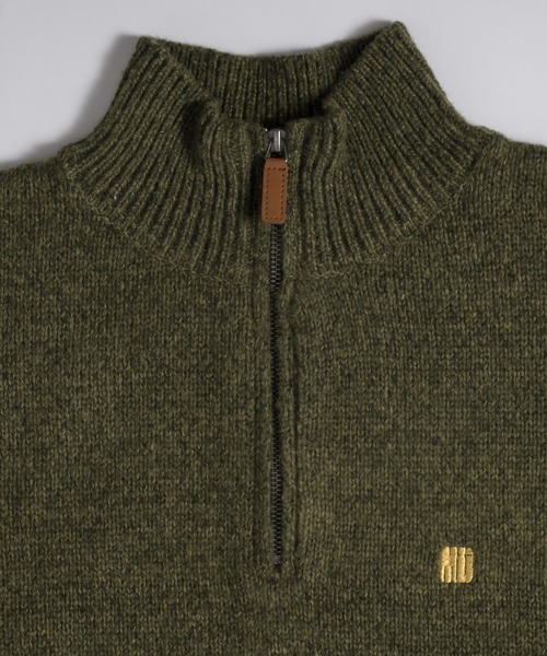 MUHET（ミュエータ）の「ハーフジップメランジニット（ニット/セーター