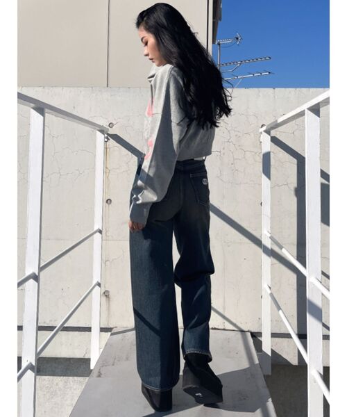 GYDA（ジェイダ）の「FANCIERラメニットトップス（ニット/セーター・レディース・オフホワイト/ブラック/スカイブルー/グレー・FREE）」の20枚目の写真