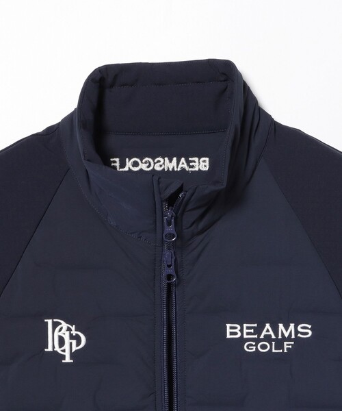 BEAMS GOLF(ビームスゴルフ)の「PURPLE LABEL / スフィダンテ 接結ダウン 切り替えブルゾン(ダウンジャケット/コート・メンズ・ホワイト/ネイビー/オリーブ/チャコールグレー・SMALL/MEDIUM/LARGE/X-LARGE)」の18枚目の写真