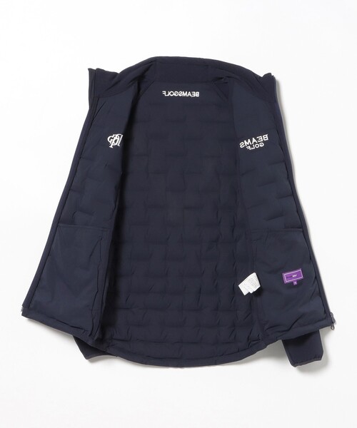 BEAMS GOLF(ビームスゴルフ)の「PURPLE LABEL / スフィダンテ 接結ダウン 切り替えブルゾン(ダウンジャケット/コート・メンズ・ホワイト/ネイビー/オリーブ/チャコールグレー・SMALL/MEDIUM/LARGE/X-LARGE)」の21枚目の写真