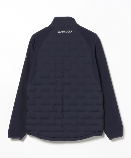 BEAMS GOLF(ビームスゴルフ)の「PURPLE LABEL / スフィダンテ 接結ダウン 切り替えブルゾン(ダウンジャケット/コート・メンズ・ホワイト/ネイビー/オリーブ/チャコールグレー・SMALL/MEDIUM/LARGE/X-LARGE)」の22枚目の写真