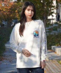 《BEN DAVIS》 LADIES PRINT LONG SLEEVE