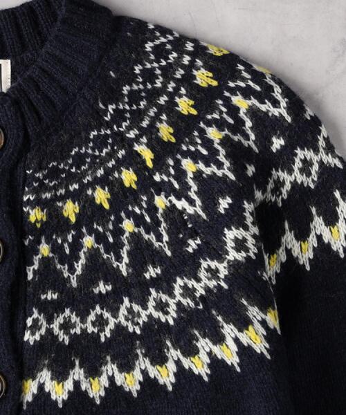 Right-on(ライトオン)の「Other(ソノタ)「USA WOOL MIX」求心柄カウチン(その他トップス・レディース・オフホワイト/ネイビー・M/L/XL)」の17枚目の写真