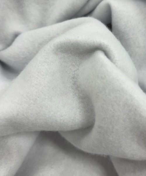 Futier land（フューティアランド）の「バック刺繍クロップド丈裏起毛スウェットトレーナー（スウェット・レディース・杢グレー/グリーン/ネイビー・FREE）」の15枚目の写真