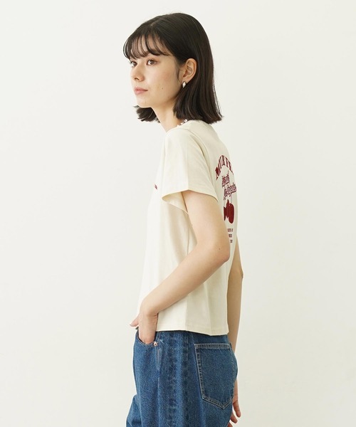 GLITTER CHERRY COMPACT S/S TEE（Tシャツ/カットソー
