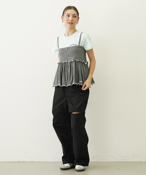 MILKFED.（ミルクフェド）の「GLITTER  CHERRY COMPACT S/S TEE（Tシャツ/カットソー・レディース・オフホワイト/ブラック/ライトグリーン・S/M）」の9枚目の写真