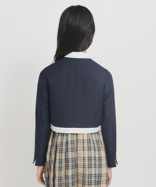 【25年入卒・セレモニー・卒服】ボレロジャケット(ノーカラージャケット)|PINK-latte(ピンクラテ) 【25年入卒・セレモニー・卒服】ボレロジャケット(ノーカラージャケット)|PINK-latte(ピンクラテ)