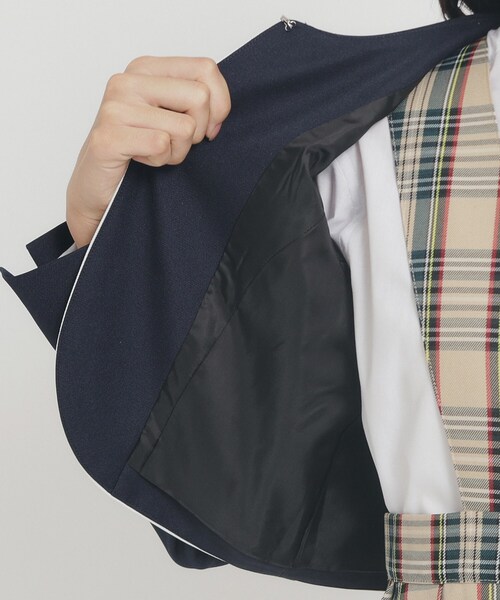 【25年入卒・セレモニー・卒服】ボレロジャケット(ノーカラージャケット)|PINK-latte(ピンクラテ) 【25年入卒・セレモニー・卒服】ボレロジャケット(ノーカラージャケット)|PINK-latte(ピンクラテ)