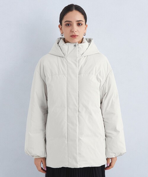 GREEN LABEL RELAXING ホワイトダウンジャケット green label relaxing（グリーンレーベルリラクシング）の「フード