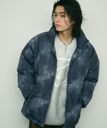 Shoowtime | Abstract pattern all-over padded down jacket / アブストラクトパターンオールオーバー中綿ダウンジャケット(ダウンジャケット/コート)