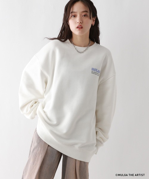 MULGA（モルガ）の「【MULGA THE LIFE】コラボ/バックプリントヘビーウェイトスウェット（スウェット・メンズ・ブラック/イエロー/ホワイト/グリーン・MEDIUM/LARGE）」の8枚目の写真