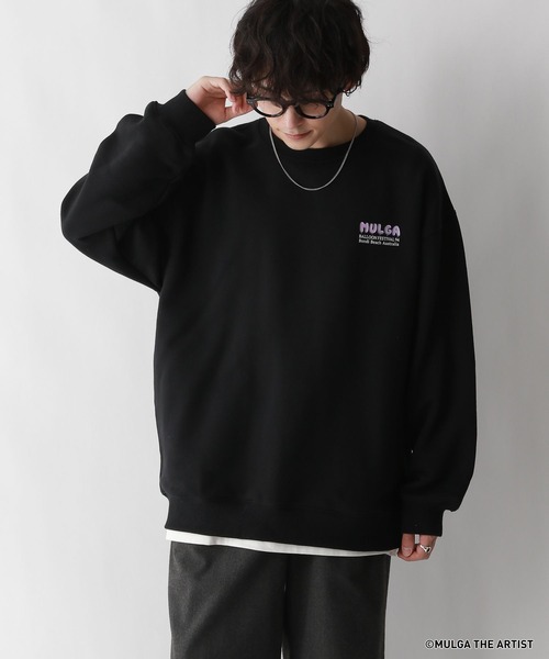 MULGA（モルガ）の「【MULGA THE LIFE】コラボ/バックプリントヘビーウェイトスウェット（スウェット・メンズ・ブラック/イエロー/ホワイト/グリーン・MEDIUM/LARGE）」の16枚目の写真