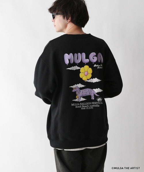 MULGA（モルガ）の「【MULGA THE LIFE】コラボ/バックプリントヘビーウェイトスウェット（スウェット・メンズ・ブラック/イエロー/ホワイト/グリーン・MEDIUM/LARGE）」の17枚目の写真