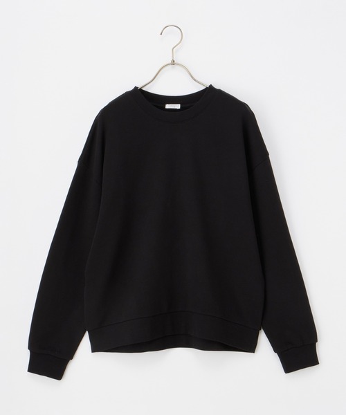 Honeys（ハニーズ）の「スウェットゆるトップス（スウェット・レディース・ブラック/ブルー/ホワイト/グリーン/ピンク/スミクロ・L/LL/M/S/3L）」の11枚目の写真