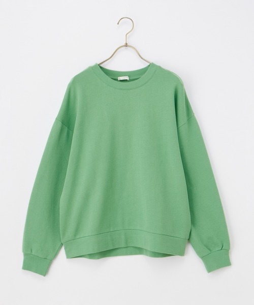 Honeys（ハニーズ）の「スウェットゆるトップス（スウェット・レディース・ブラック/ブルー/ホワイト/グリーン/ピンク/スミクロ・L/LL/M/S/3L）」の17枚目の写真