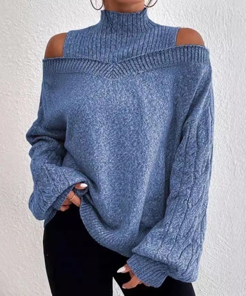 ka na ta onsen knit 温泉ニット 希少品 セール】肩開きニット♪こなれ感のあるスタイリングを楽しめる1