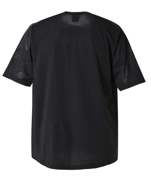 NEW BALANCE(ニューバランス)の「Black Out ジャガードメッシュニットショートスリーブTシャツ(Tシャツ/カットソー・メンズ・チャコールグレー/ベージュ/ブラック・LARGE/MEDIUM/SMALL)」の9枚目の写真