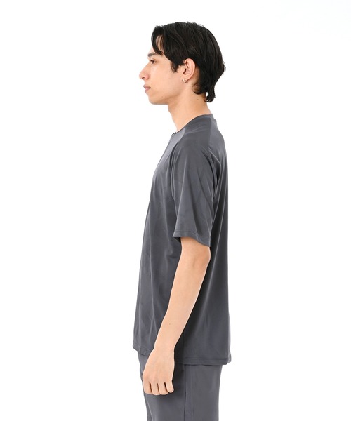 NEW BALANCE(ニューバランス)の「Black Out ジャガードメッシュニットショートスリーブTシャツ(Tシャツ/カットソー・メンズ・チャコールグレー/ベージュ/ブラック・LARGE/MEDIUM/SMALL)」の10枚目の写真