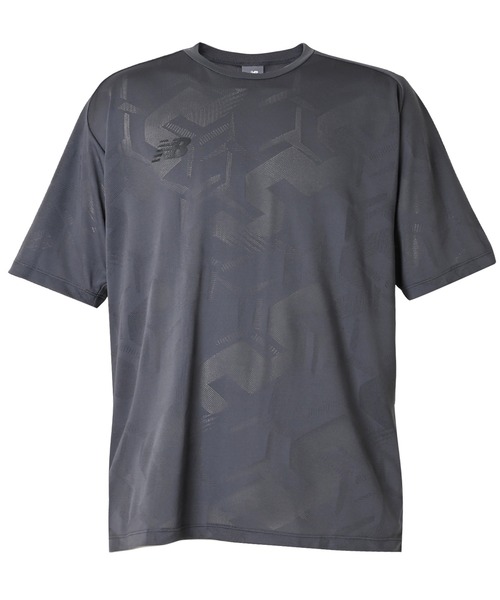 NEW BALANCE(ニューバランス)の「Black Out ジャガードメッシュニットショートスリーブTシャツ(Tシャツ/カットソー・メンズ・チャコールグレー/ベージュ/ブラック・LARGE/MEDIUM/SMALL)」の14枚目の写真