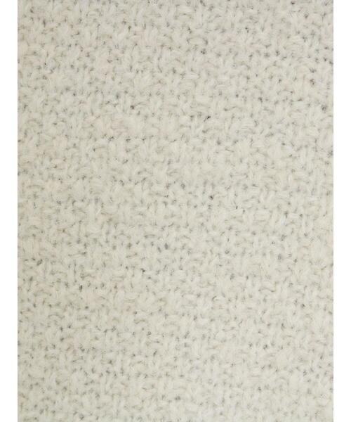 Samansa Mos2（サマンサ モスモス）の「2WAYステッチ配色鹿の子編みニット（カーディガン/ボレロ・レディース・ブラック/レッド/ブルー/ベージュ/キナリ・F）」の10枚目の写真