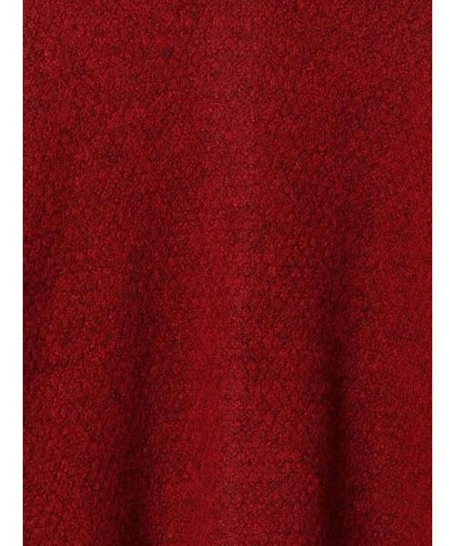 Samansa Mos2（サマンサ モスモス）の「2WAYステッチ配色鹿の子編みニット（カーディガン/ボレロ・レディース・ブラック/レッド/ブルー/ベージュ/キナリ・F）」の22枚目の写真