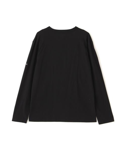 Schott(ショット)の「Schott/ショット/LS ONE STAR LEATHER POCKET T-SHIRT/ワンスター レザーポケット Tシャツ(Tシャツ/カットソー・メンズ・ブラック/ホワイト・2XL/M/L/XL/S)」の5枚目の写真