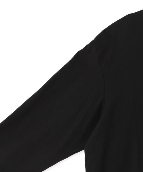 Schott(ショット)の「Schott/ショット/LS ONE STAR LEATHER POCKET T-SHIRT/ワンスター レザーポケット Tシャツ(Tシャツ/カットソー・メンズ・ブラック/ホワイト・2XL/M/L/XL/S)」の8枚目の写真