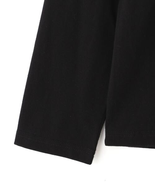 Schott(ショット)の「Schott/ショット/LS ONE STAR LEATHER POCKET T-SHIRT/ワンスター レザーポケット Tシャツ(Tシャツ/カットソー・メンズ・ブラック/ホワイト・2XL/M/L/XL/S)」の9枚目の写真