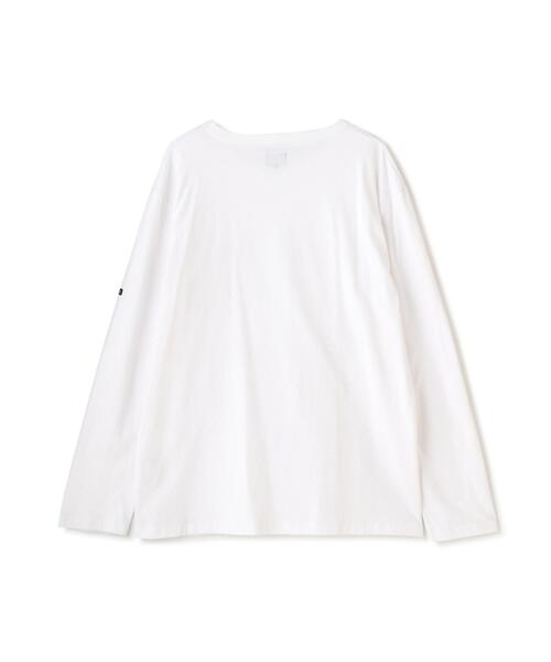 Schott(ショット)の「Schott/ショット/LS ONE STAR LEATHER POCKET T-SHIRT/ワンスター レザーポケット Tシャツ(Tシャツ/カットソー・メンズ・ブラック/ホワイト・2XL/M/L/XL/S)」の11枚目の写真
