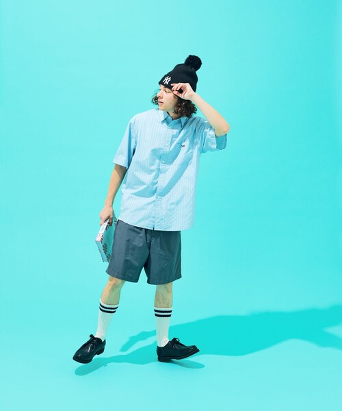 TOWNCRAFT（タウンクラフト）の「半袖シャツ（シャツ/ブラウス・メンズ・ピンク・MEDIUM）」の4枚目の写真