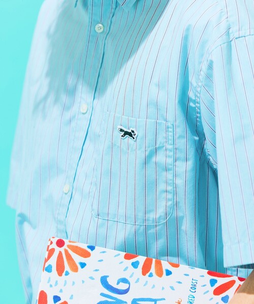 TOWNCRAFT（タウンクラフト）の「半袖シャツ（シャツ/ブラウス・メンズ・ピンク・MEDIUM）」の8枚目の写真